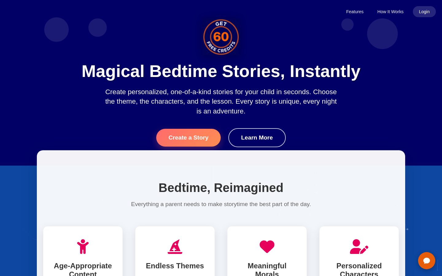 Screenshot of storytimespinner.com